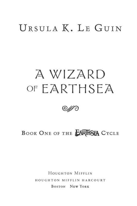 A Wizard of Earthsea ebook cover