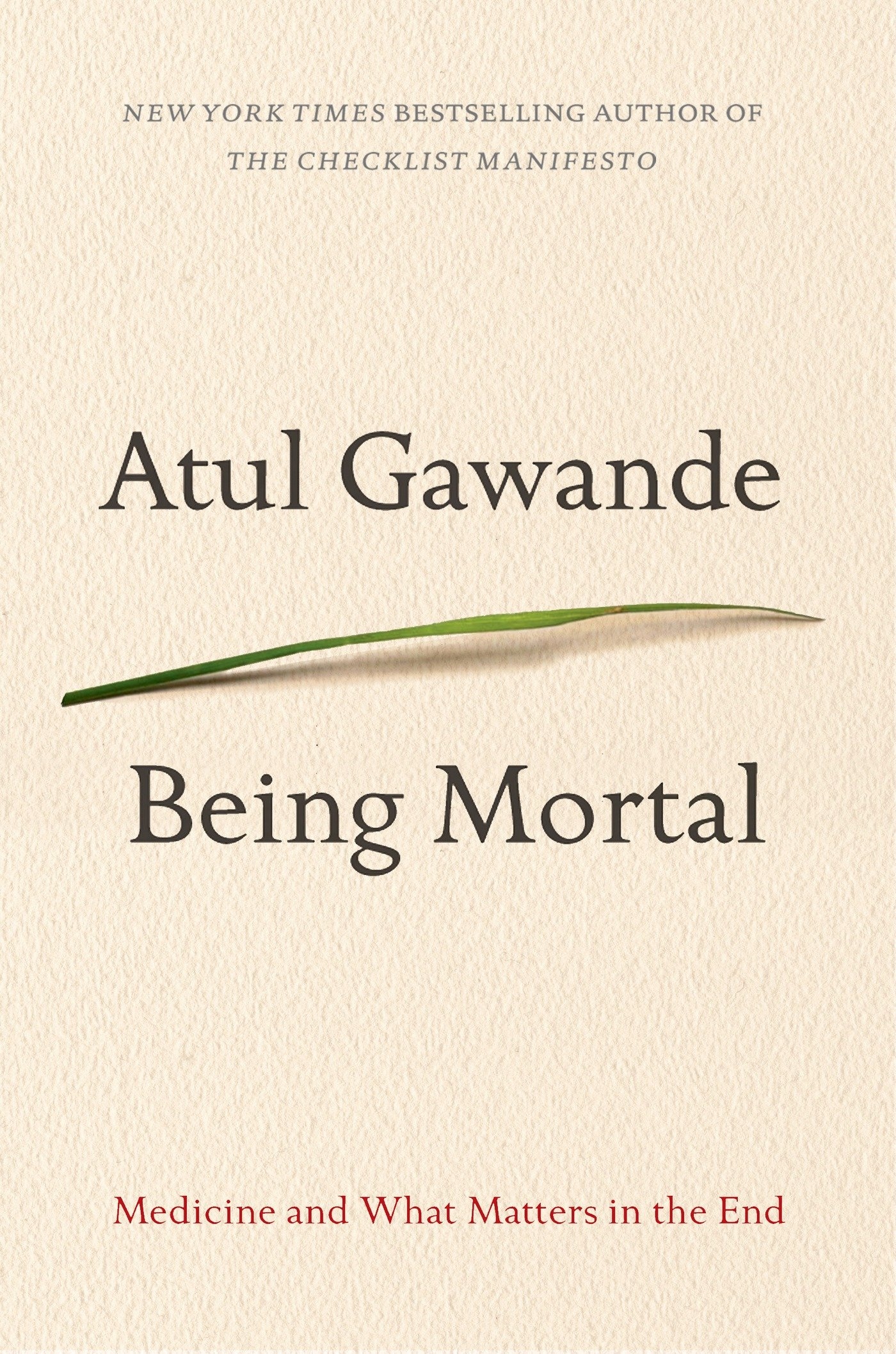 Being Mortal: Medicine and What Matters in the End ebook cover