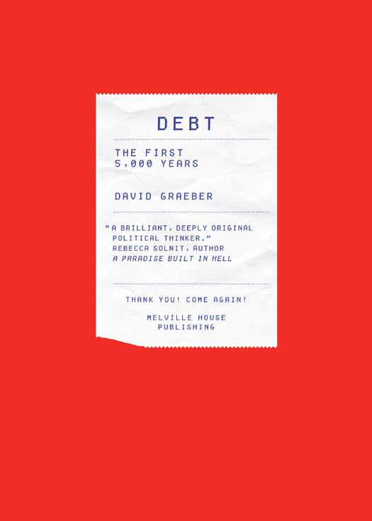 Debt: The First 5,000 Years ebook cover