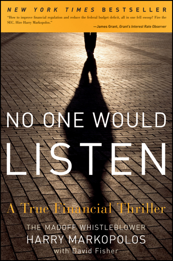 No One Would Listen: A True Financial Thriller ebook cover