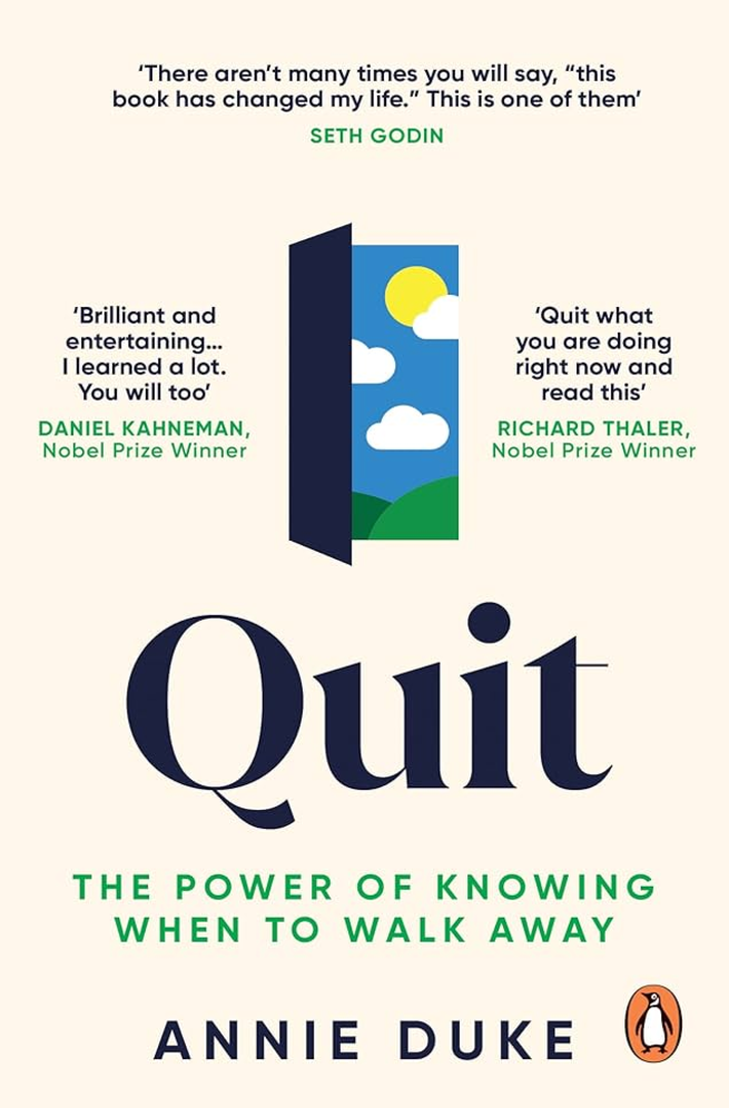 Quit: The Power of Knowing When to Walk Away ebook cover