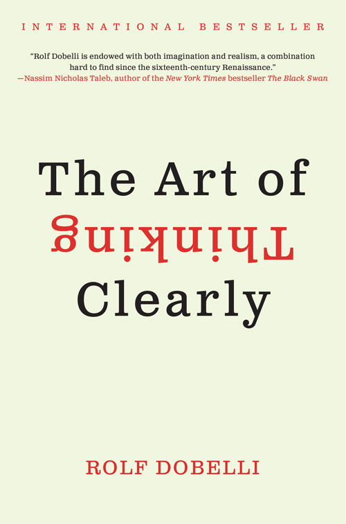 The Art of Thinking Clearly ebook cover