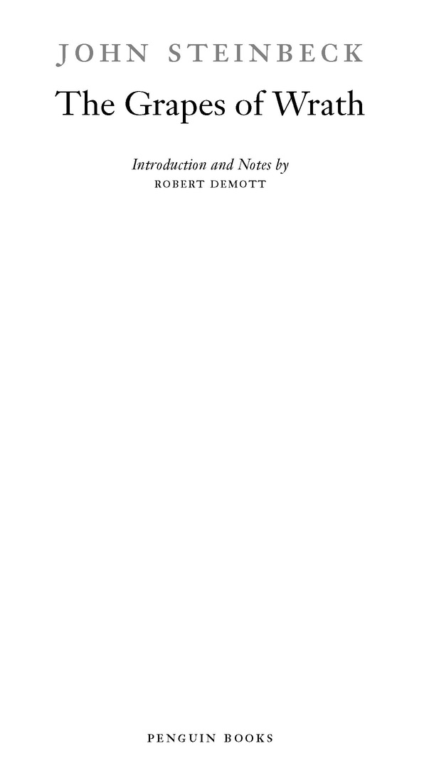 The Grapes of Wrath ebook cover