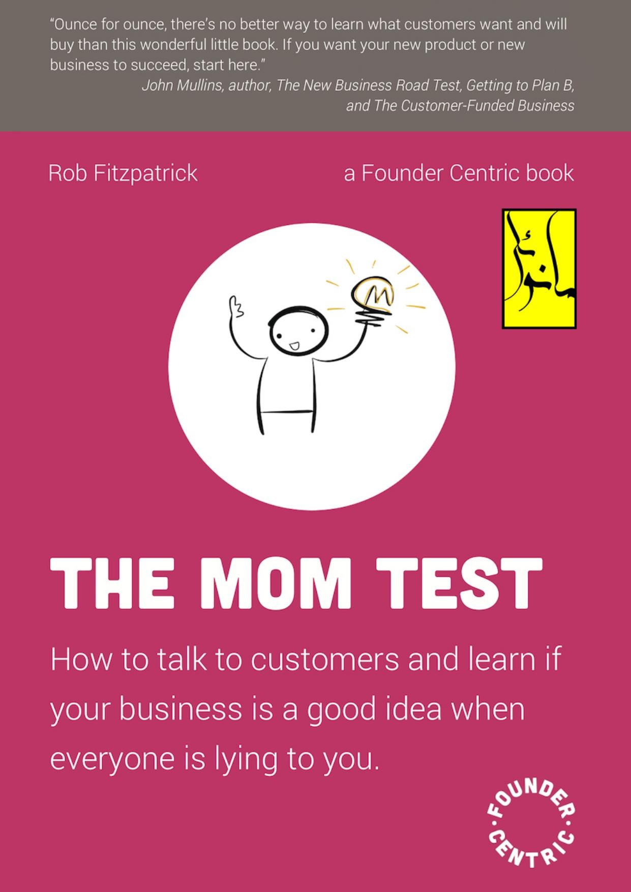 The Mom Test ebook cover